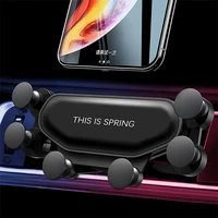 car phone holder universal gravity air vent mount clip support smartphone for iphone 11 max pro xs max suporte celular carro
