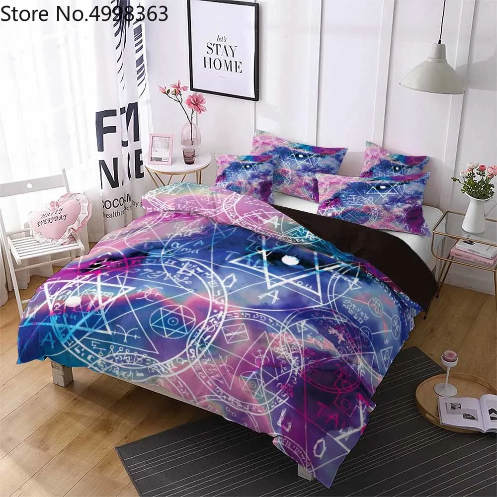 2/3 шт. Комплект постельного белья с геометрическим рисунком винтажный комплект