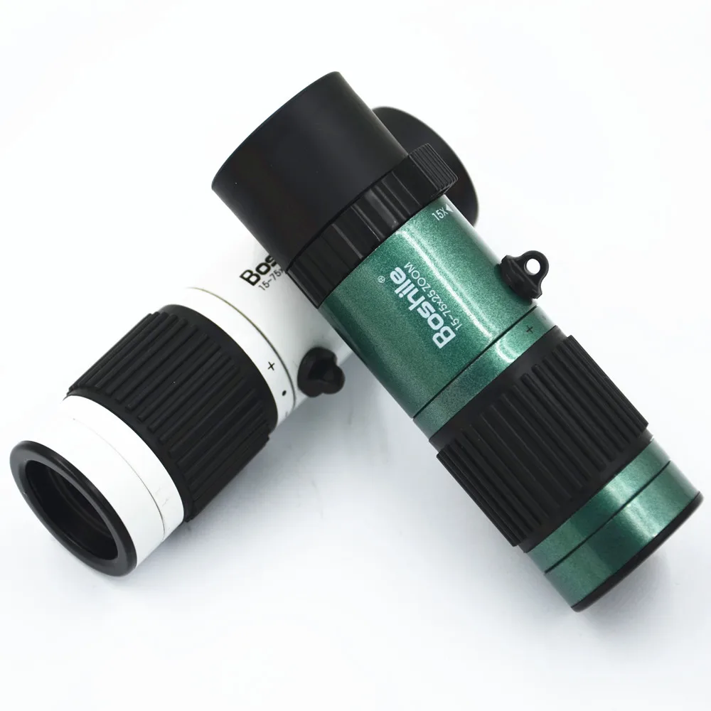 15 75X25 мини зум монокулярный телескоп BAK4 Spyglass Зрительная труба охотничьи дорожные