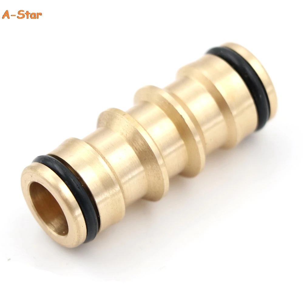 

1/2" Garden Pipe Extension 4.6mm x 1.8mm Brass Quick Hose Pipe Joint Connector Male to Male