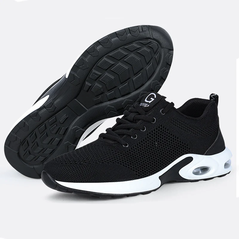 Для мужчин Сталь носок сапоги рабочая обувь размера плюс уличные теннисные туфли