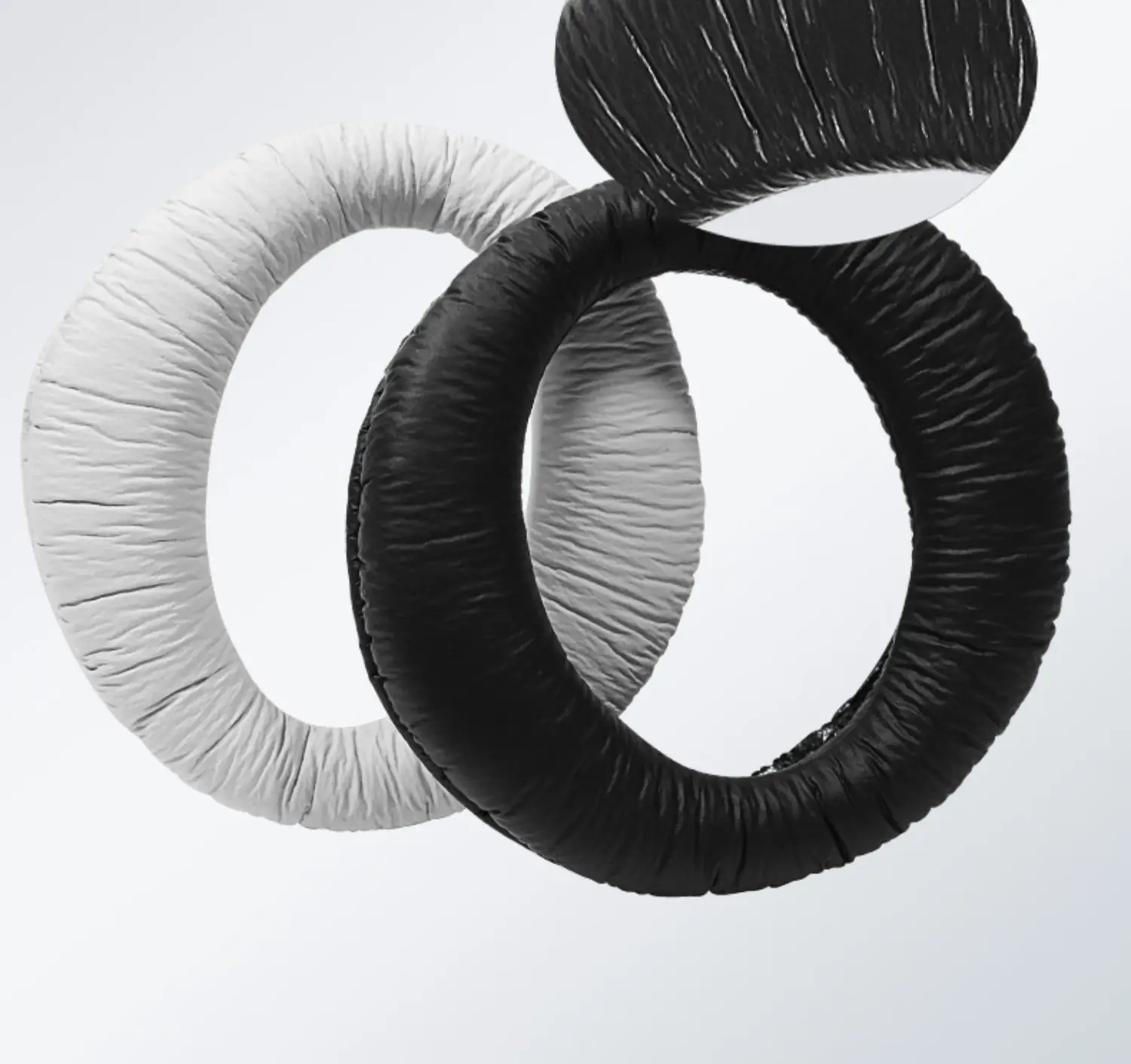 Сменные амбушюры для наушников SONY MDR-XD150 высококачественные из мятой кожи в виде