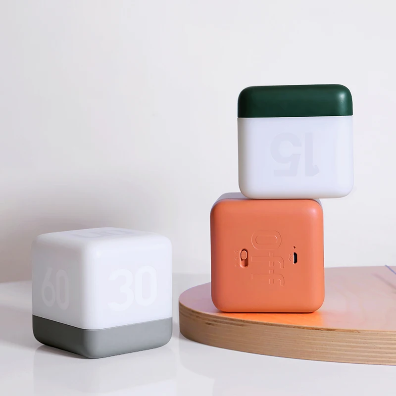 

Энергосберегающий прикроватный ночсветильник с USB, флип-ночсветильник с таймером, Кубик Рубика, светодиодный ночсветильник для детской ком...