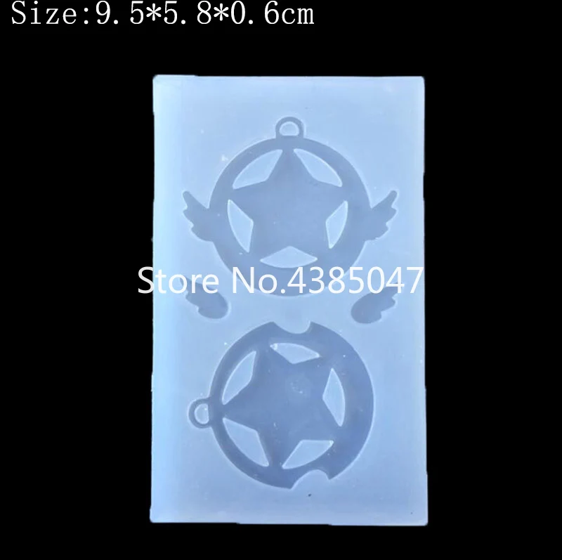 

1PC Grape Music Note Star Cherry Pendant DIY Silicone Mold Dried Flower Jewelry Accessories Tools Equipments Resin Molds