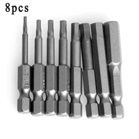 8pcs hex key allen bit 1 522 534568mm wrench quick change connect impact driver power drill metric car tool set hand tool
