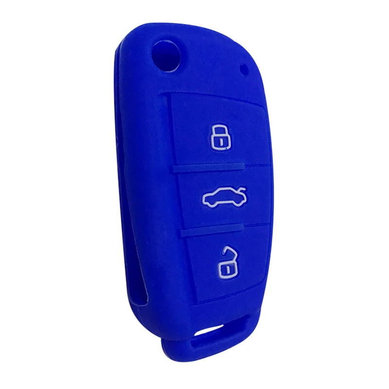 Силикагель Складной Дистанционный чехол для ключа автомобиля брелок Audi A2 A3 A4 A6 A6L