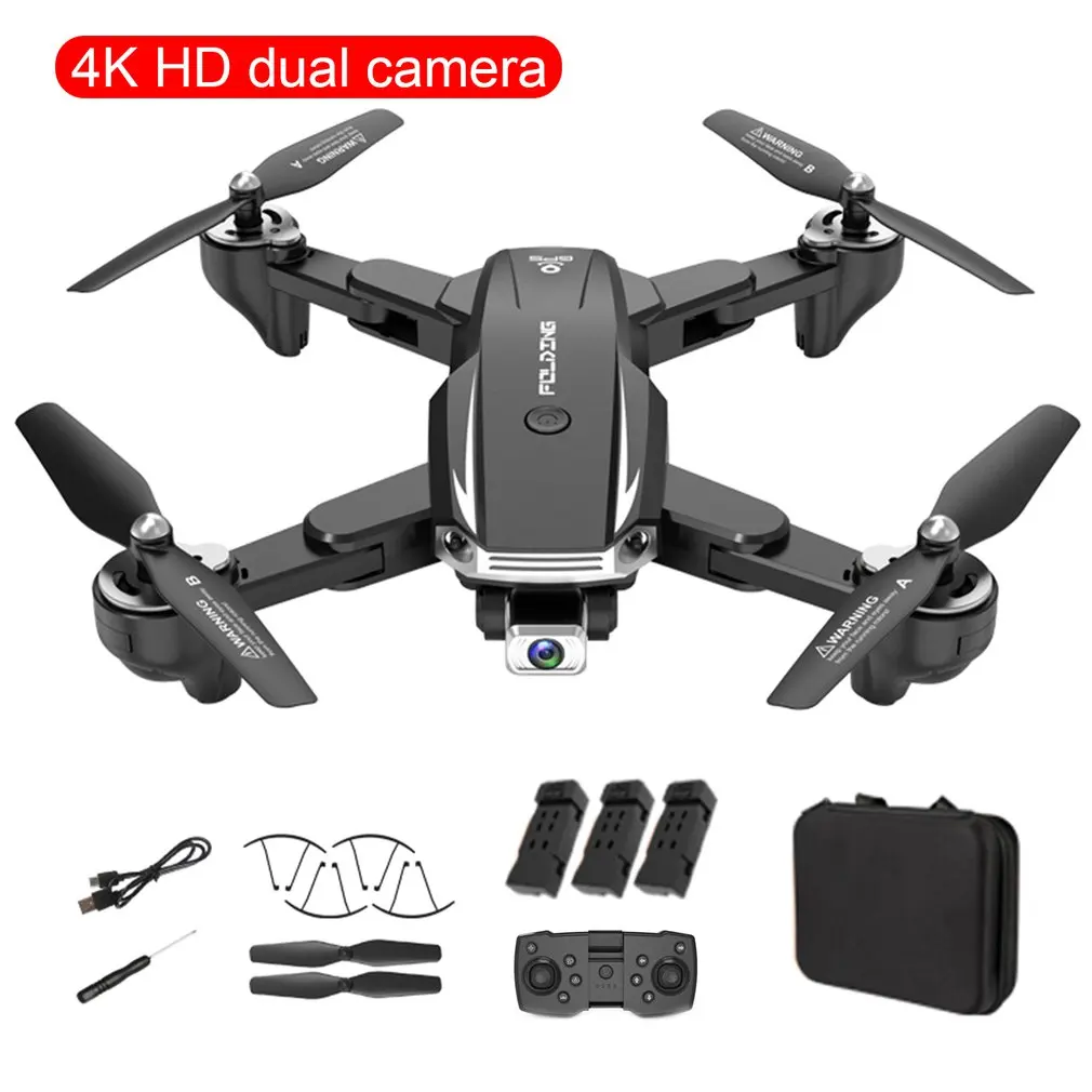 

S6 4K High Definition Pixel Drone Camera WIFI FPV Hight Hold Mode One Key Return Foldable Arm Quadcopter RC Drone For Kid Gift