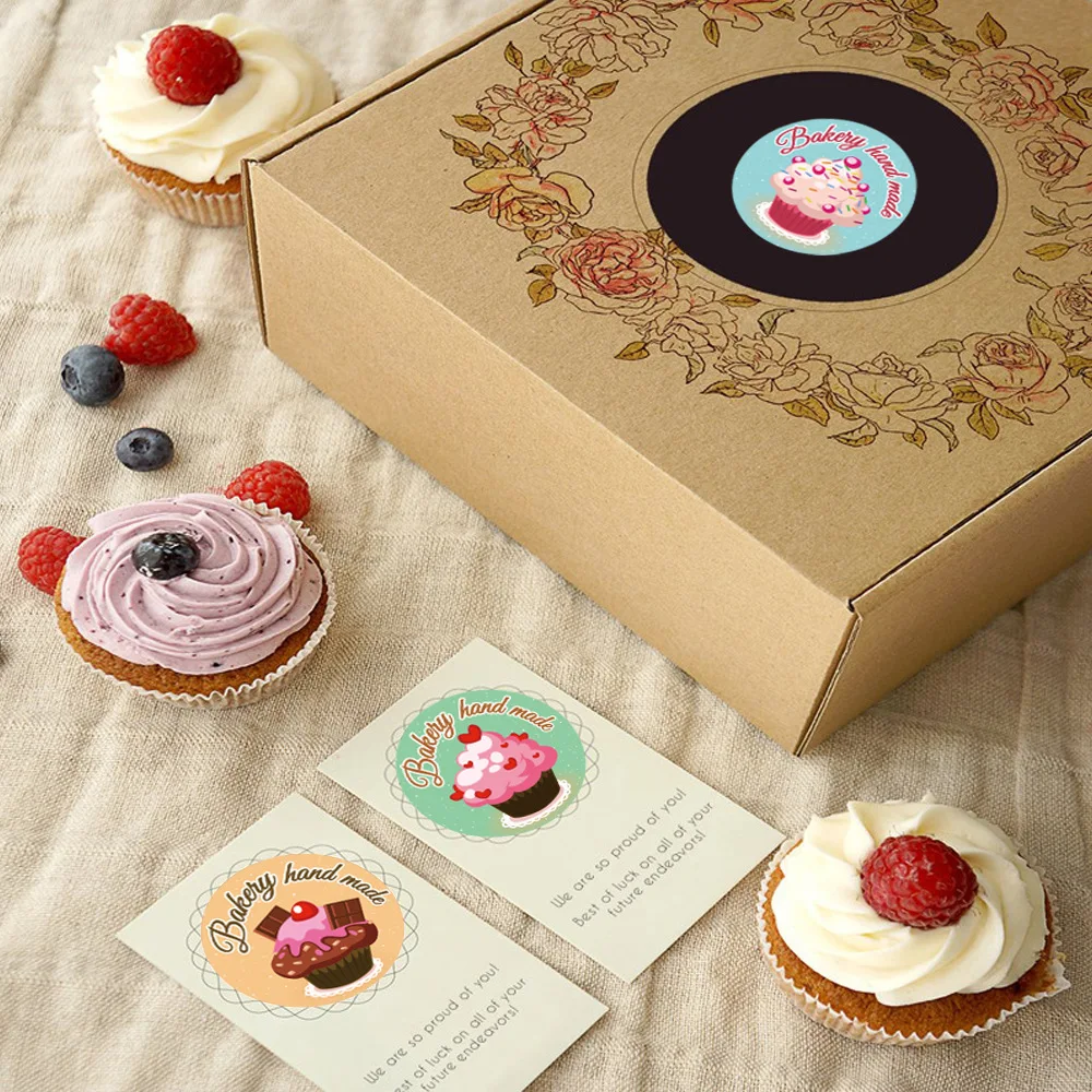 

2021 500Pcs/Roll 8 Styles Happy Birthday Round Stickers Party Gift Packaging Seal Labels for Scrapbooking Cards Decoration