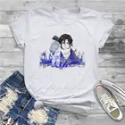 Футболка женская с круглым вырезом и коротким рукавом, аниме Война без потерь