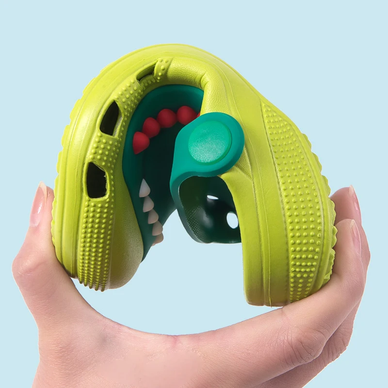 Детская обувь с дырками для мальчиков и девочек милые тапочки маленьких детей