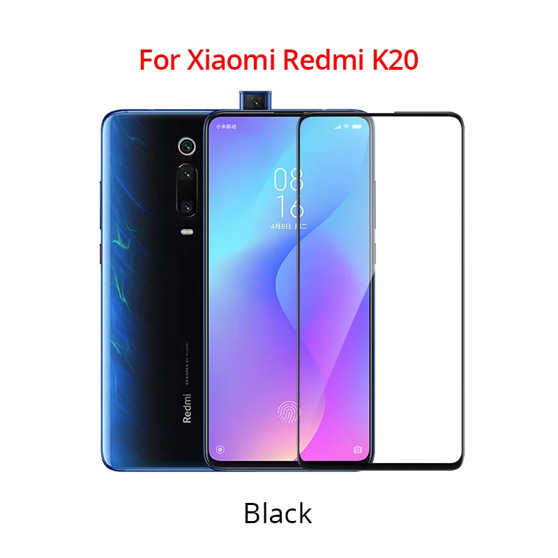 Redmi K20 PZOZ для Xiao mi Red mi Note 7 8 K20 7A mi Note 10 CC9e Pro A3 9 mi 9 Защитная пленка для экрана полное покрытие защитная пленка из закаленного стекла - Цвет: Redmi K20