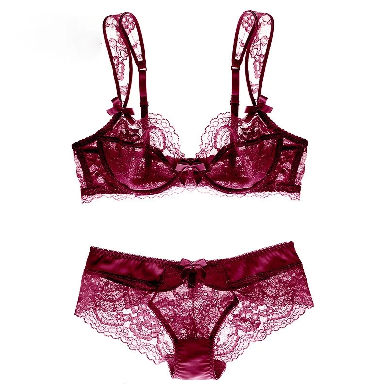 Ультратонкое Прозрачное нижнее белье большого размера сексуальный цветочный