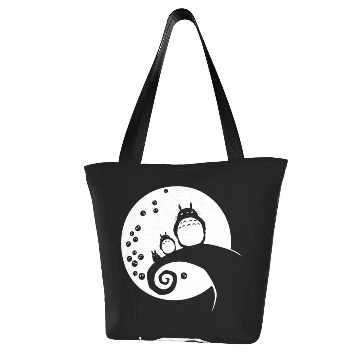 Totoro Polyester outdoor girl handbag, woman shopping bag, shoulder bag, canvas bag, gift bag