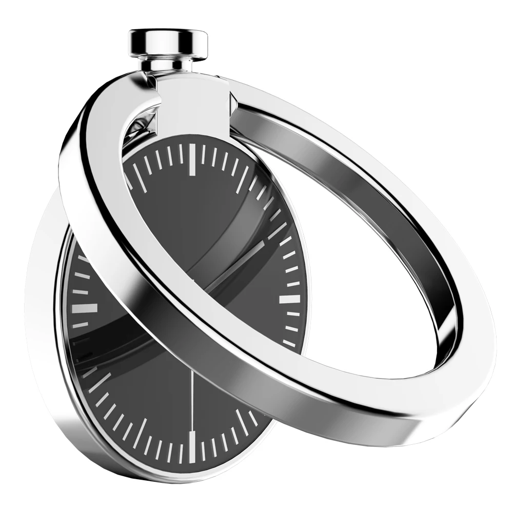 Карманные часы дизайн кольцо на палец из сплава держатель для телефона крепление