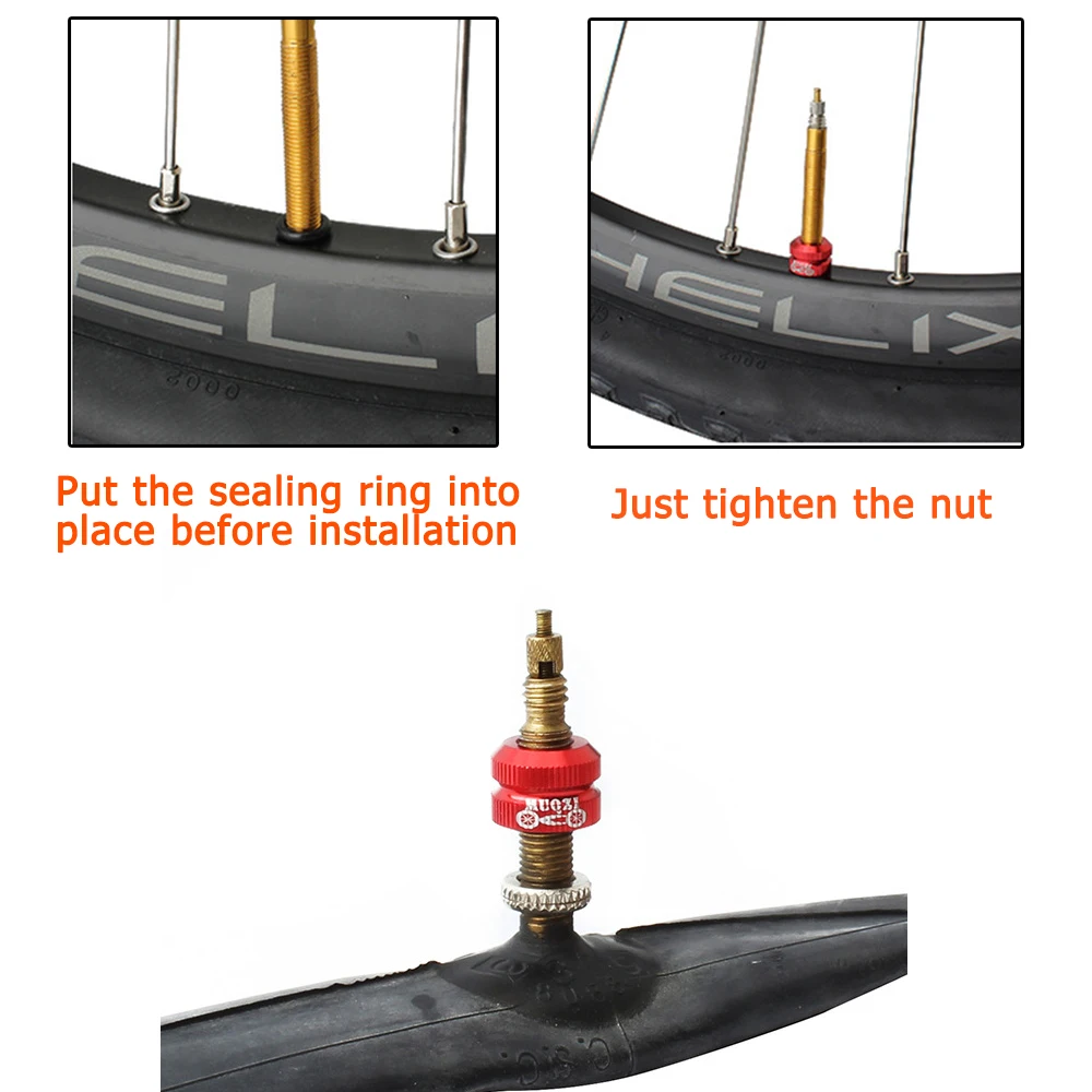 2 шт. алюминиевая крышка клапана для велосипедных шин Ультралегкая дорожная