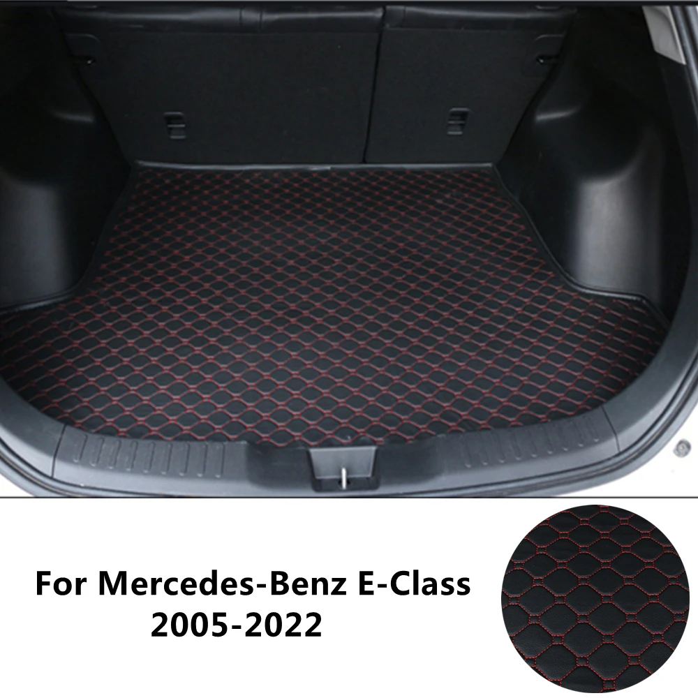 

Flat Side Cargo Liner For Mercedes-Benz E-Class W212 W213 (2005-2022 Year) Special Car Trunk Mats Waterproof Boot Carpets