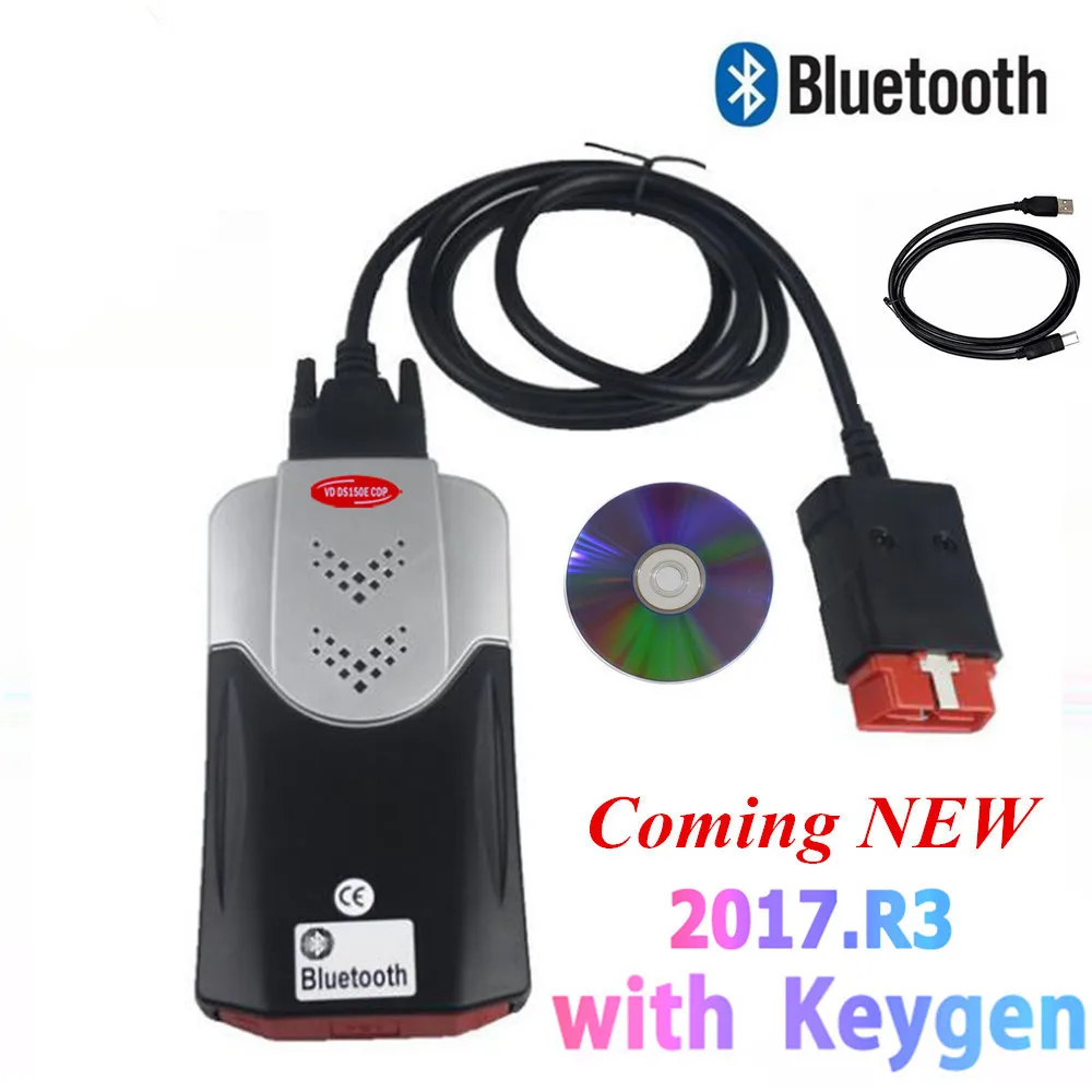2017 3 R3 keygen New vci pro plus для delicht vd tcs usb bluetooth obd2 сканер|Кабели и коннекторы диагностики