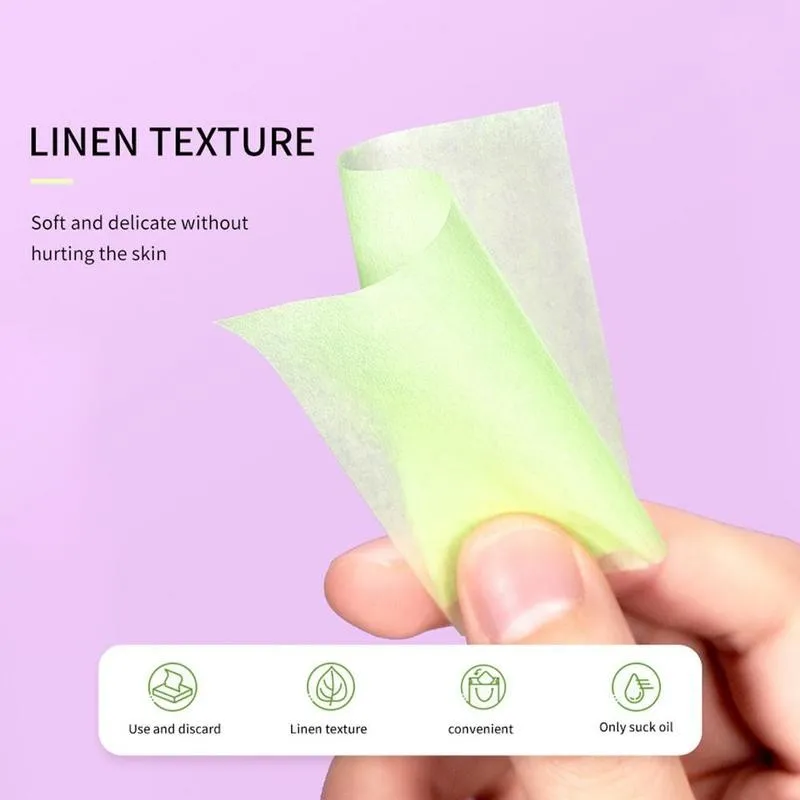

30 Sheets Portable Oil Control Paper Oil Absorbing Paper Oil Face Face Blotting Paper Makeup Tool Control U4H5