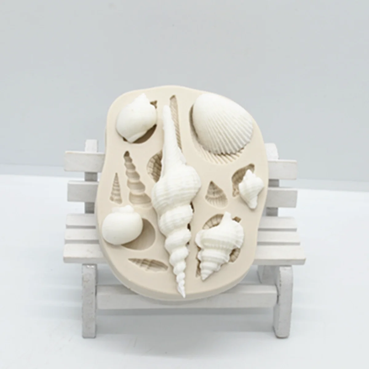 

Инструменты для выпечки из силиконовой смолы Luyou 3D в виде ракушки, формы для помадки, инструменты для украшения торта на день рождения, кухон...