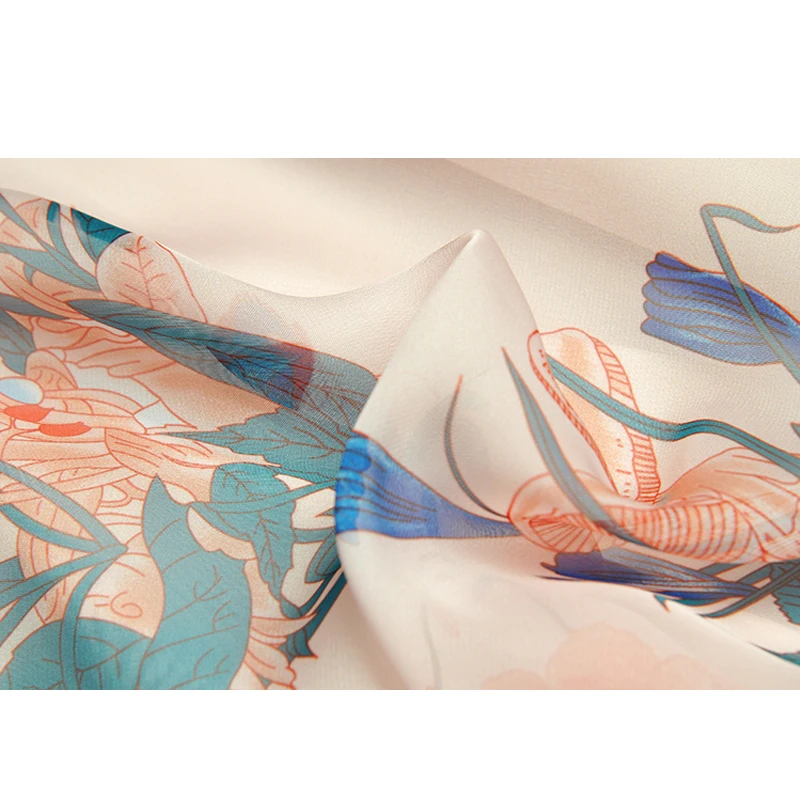 

SEQINYY Runway Dress 2020 Summer Spring New Fashion Design Women Short Sleeve Lace Flowers Print Bow Midi Chiffon Dress