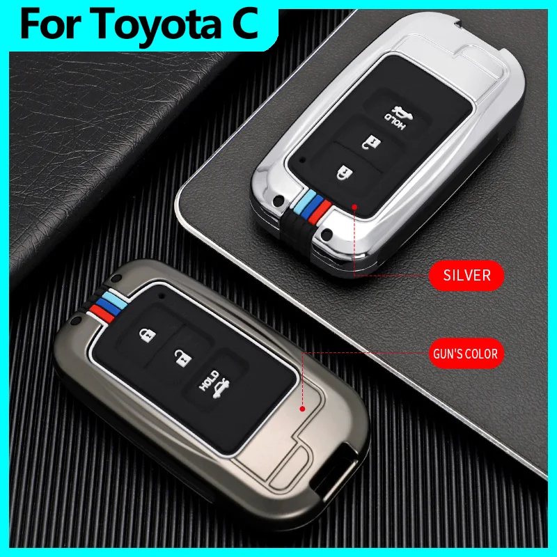 

Новинка, чехол для ключей от автомобиля, чехол для ключей от Toyota Avalon Camry Corolla RAV4 Highlander 2016 2015 2014, чехол из цинкового сплава для дистанционного к...