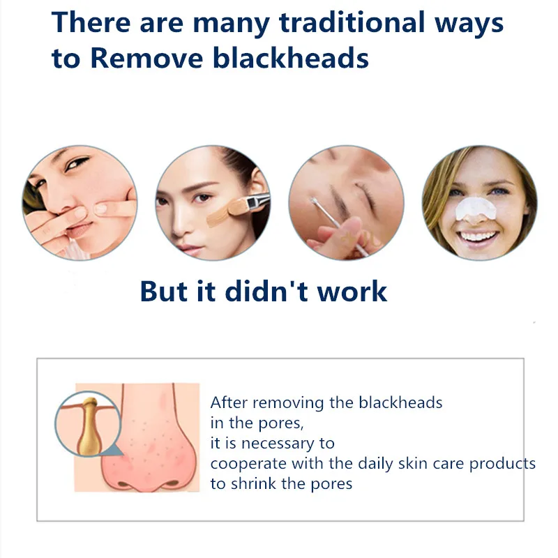 USB Перезаряжаемый ультразвуковой удаления угрей лица пор вакуумный Уход за Кожей