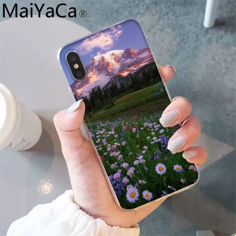 

MaiYaCa flowrs daisy fundas soft cute Phone Case Cover for iPhone 12 8 7 6 6S Plus X XS MAX 5 5S SE XR 12 11 pro promax coque