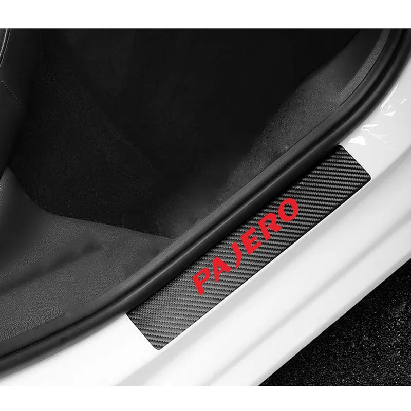 4 шт. декоративные наклейки из углеродного волокна для Mitsubishi Pajero | Автомобили и