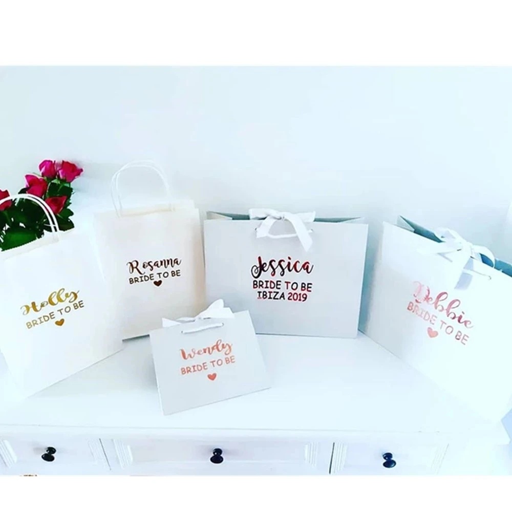 

bridesmaid gift bag, bride gift bag, groom gift bag, wedding party gift bag, hen party gift bag, bridesmaid proposal gift bag
