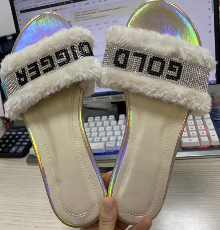 Сандалии женские на плоской подошве летняя обувь пляжные тапочки пикантные