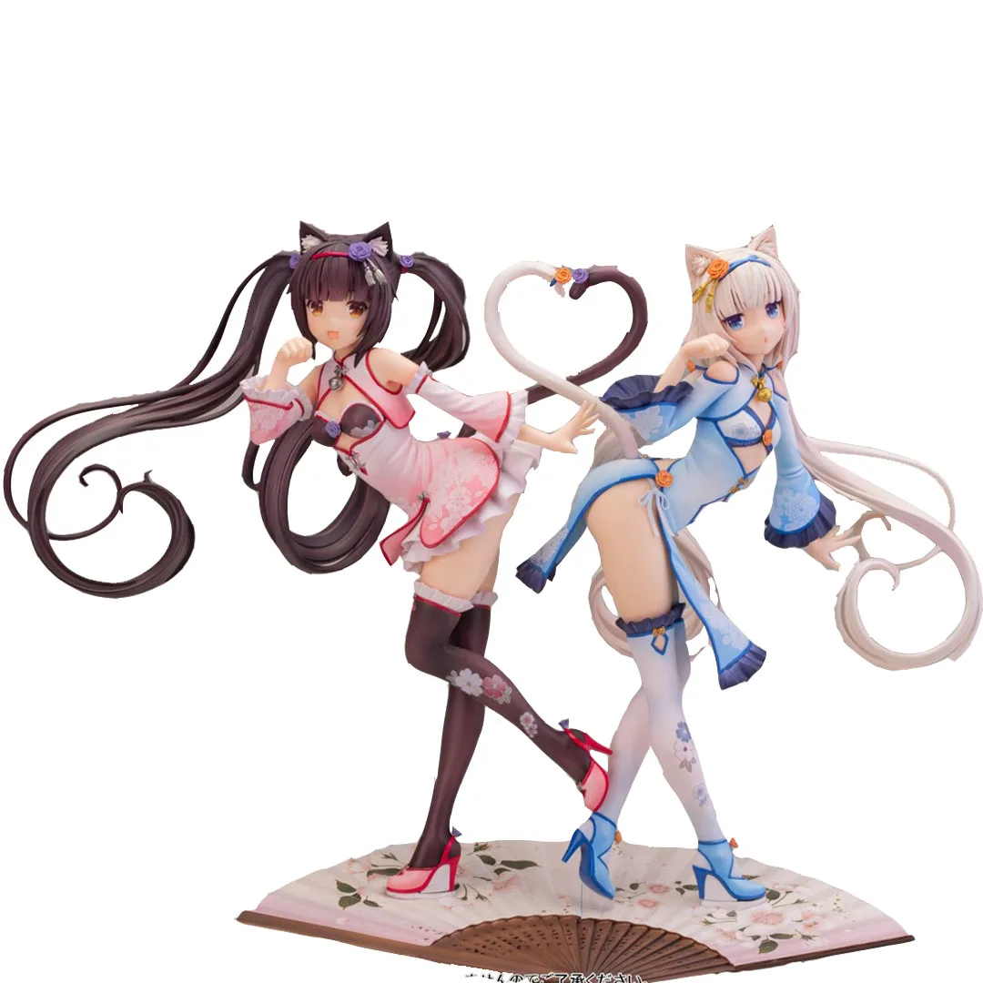 

Оригинальная экшн-фигурка Skytube Nekopara Chocola и ваниль масштаб 1/6 японское аниме ПВХ игрушка для взрослых Коллекционная модель кукла подарок