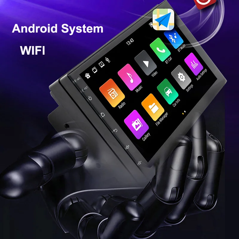 essgoo 7 android 2 din car radio 2gb 16gb gps navigation auto stereo wifi bt for nissian toyota multiple theme ui autoradio free global shipping