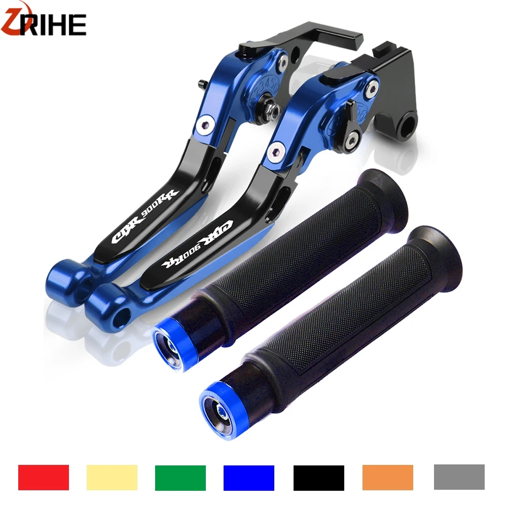 

Motorcycle Adjustable Folding Extendable Brake Clutch Levers Handlebar Grips For HONDA CBR900RR CBR 900 RR 900RR 1998-2003 2002