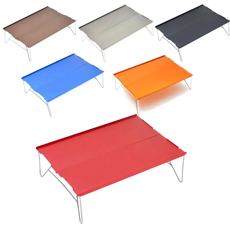 

Outdoor Ultralight Mini Aluminum Alloy Folding Table Portable Aluminum Table Camping Picnic Table with Storage Bag Camping