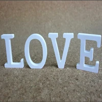 10cm white letters a_z and 0 _9 digital home decoration wedding decoration crafts a birthday present christmas decoration 1pcs
