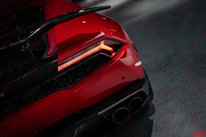 Z ART для Lamborghini Huracan углеродное волокно заднее крыло Lamboghini LP610 LP580 углерода