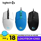 Игровая проводная мышь Logitech G102 Lightsync 2Nd Gen, оптическая игровая мышь с поддержкой рабочего столаноутбука, Windows 1087, оптическая мышь 2Gen