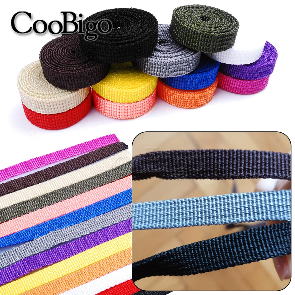 1 yards Assorted Colors 3/8"(10mm) Polypropylene PP Webbing Ribbon Band Strap Dog Collar Harness Outdoor Backpack Bag Parts | Дом и сад
