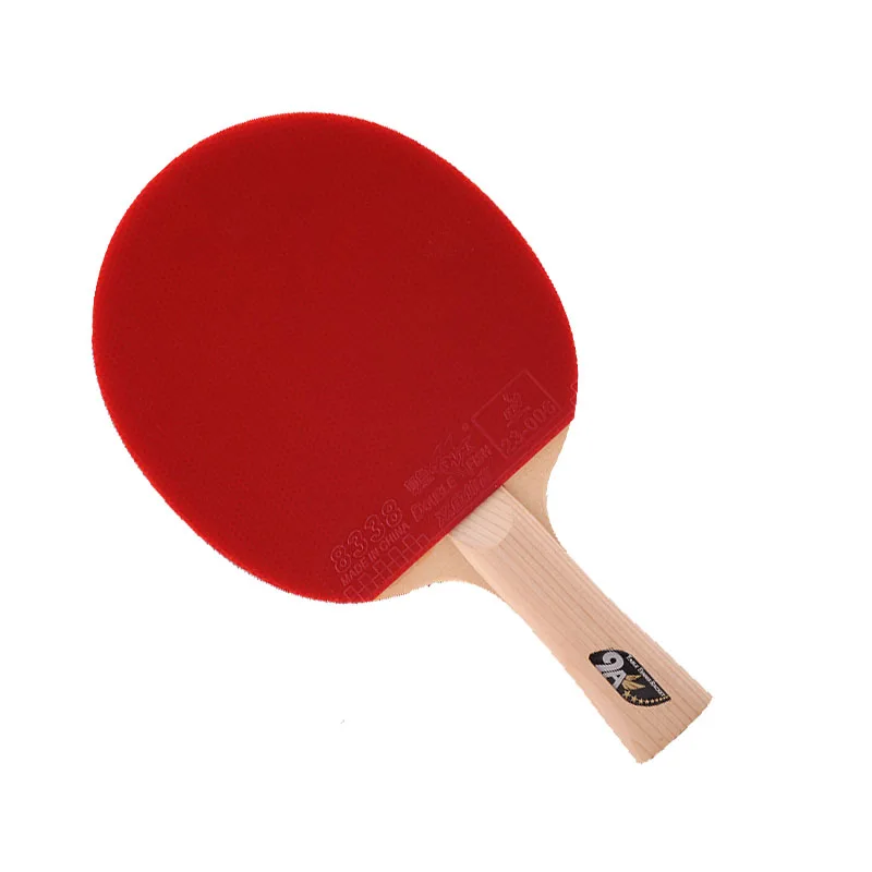 Double fish 9AC 7 PLY carbon fiber table tennis racket paddle loop fast attack offensive horizontal grip with PU hard case bag