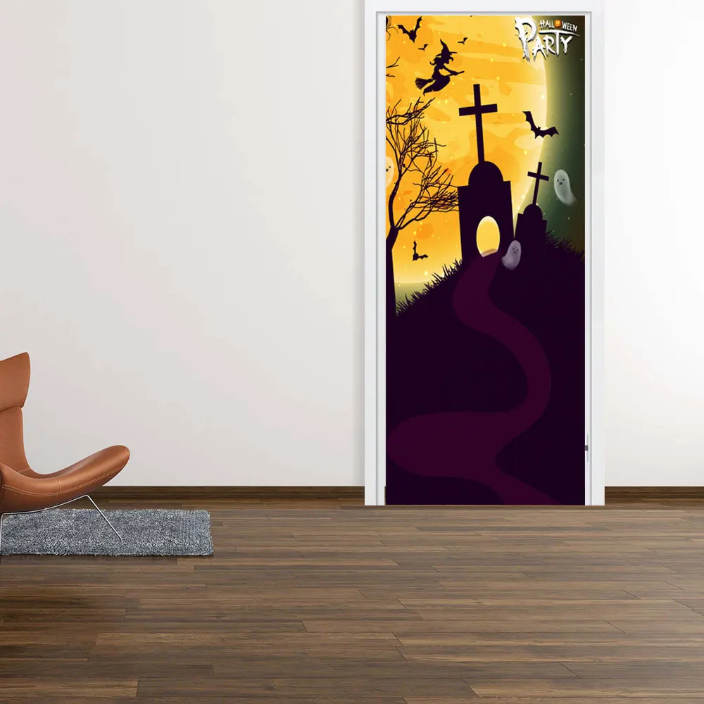 1 комплект оконная дверная наклейка декоративные наклейки ужасные смерти дверь