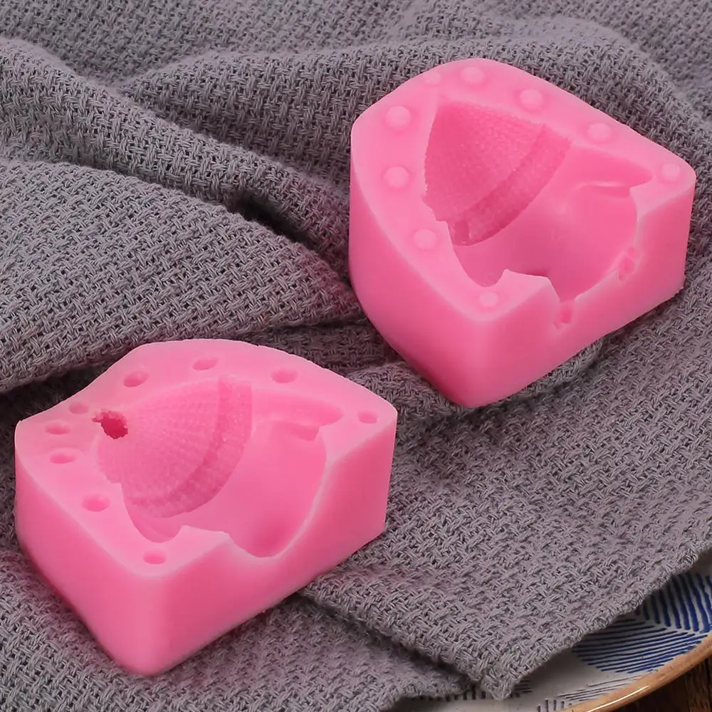 Силиконовая форма цыпленок в шляпе 3D милой курицы инструменты для украшения