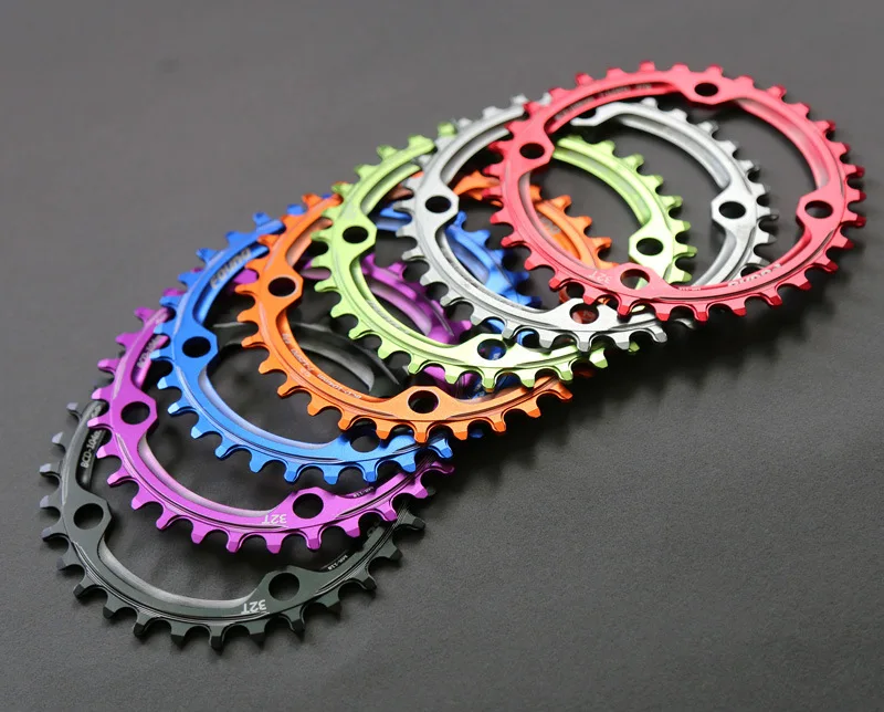 Положительное и отрицательное зубчатое колесо для велосипеда BCD 104 мм горный