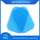 1020 штук EMS мышцы учебный массажер гидрогель электродными пластинамипатч-тренер Фитнес гель Замена ABS брюшного наклейки