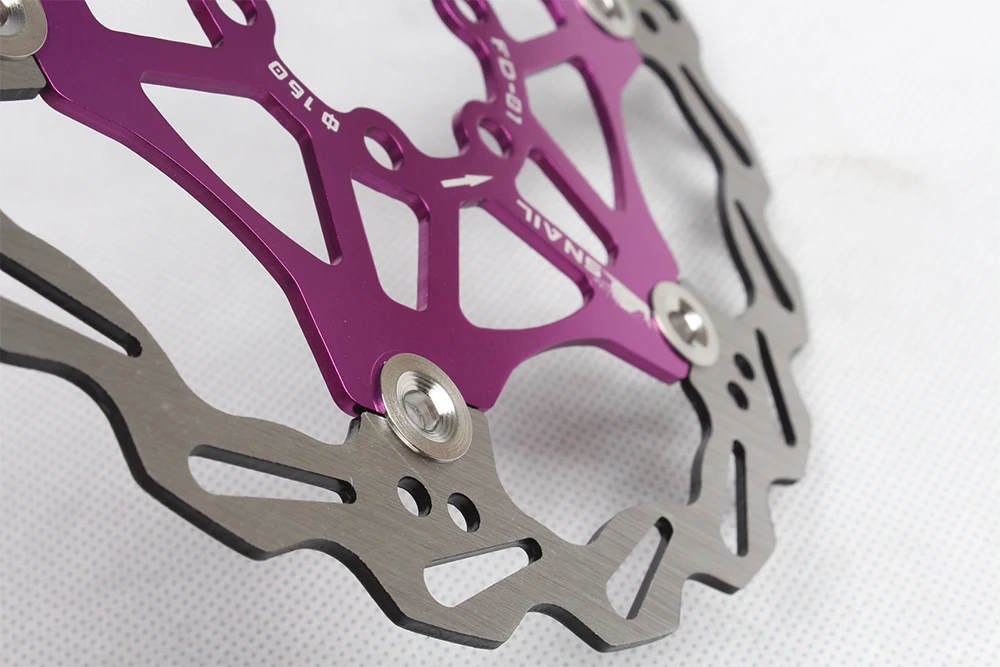 Нержавеющая AL7075 шесть отверстий дорожный тормоз для велосипеда MTB ротор части велосипеда аксессуары 160 180 203 мм тепловыделение ротор дискового тормоза