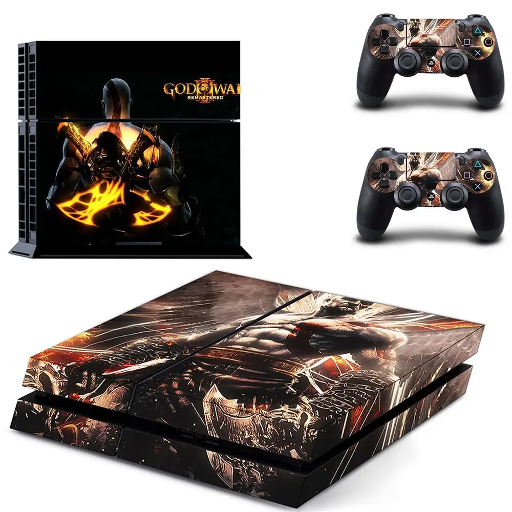 Стикеры God of War PS4 Play Station 4 виниловые наклейки для Sony PlayStation консоли и