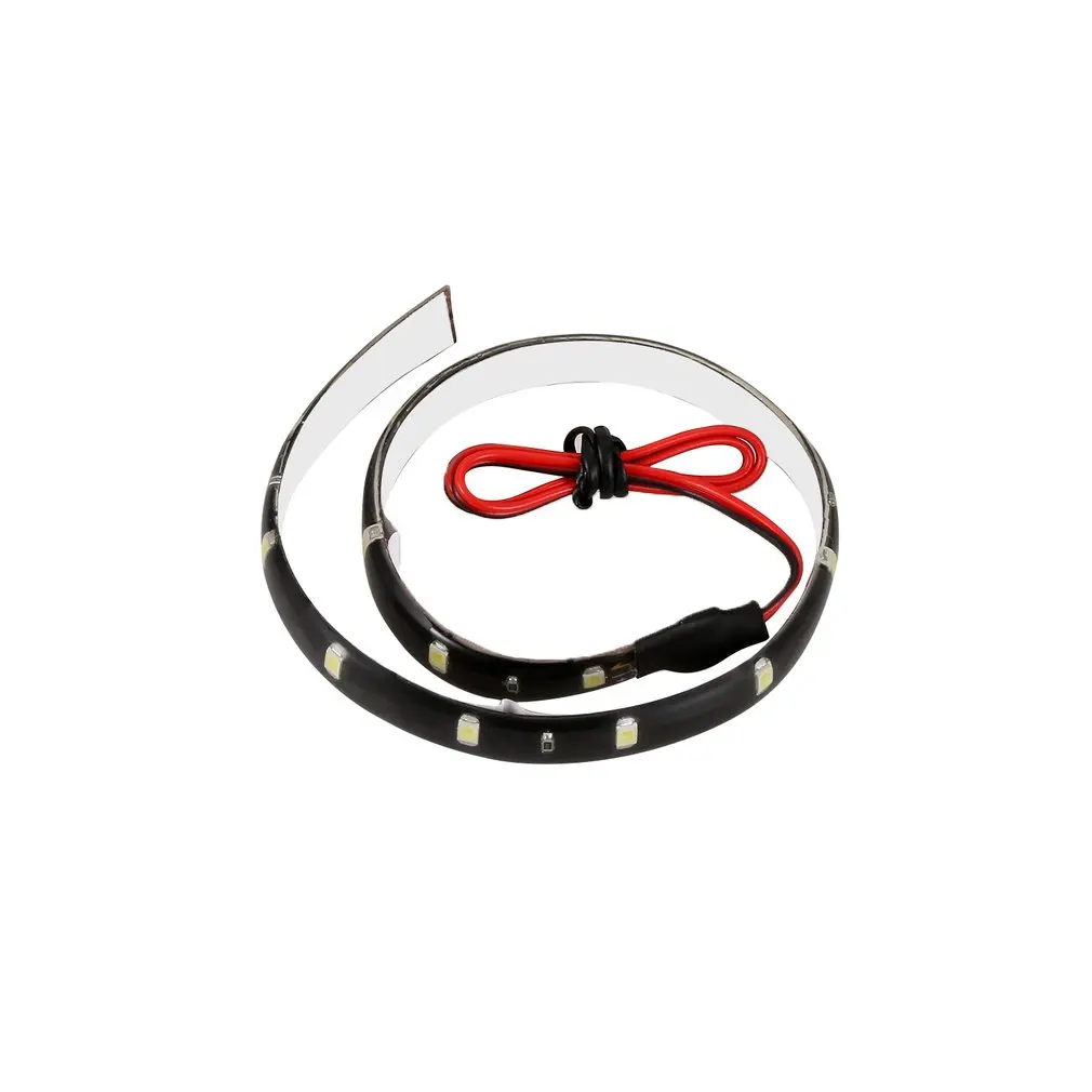 

CATUO 1 шт. 30 см 12V 15 светодиодный авто лента для мотоцикла лампы Гибкий Светильник 6000K Прямая доставка