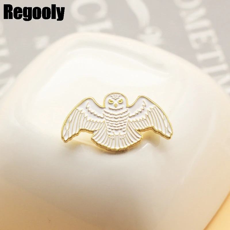 Винтажные булавки для одежды Hedwig с изображением орла совы детей мужчин женщин