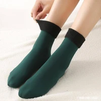 new snow socks thickened and plush strong breathable and elastic womens warm autumn and winter versatile middle sleeve socks