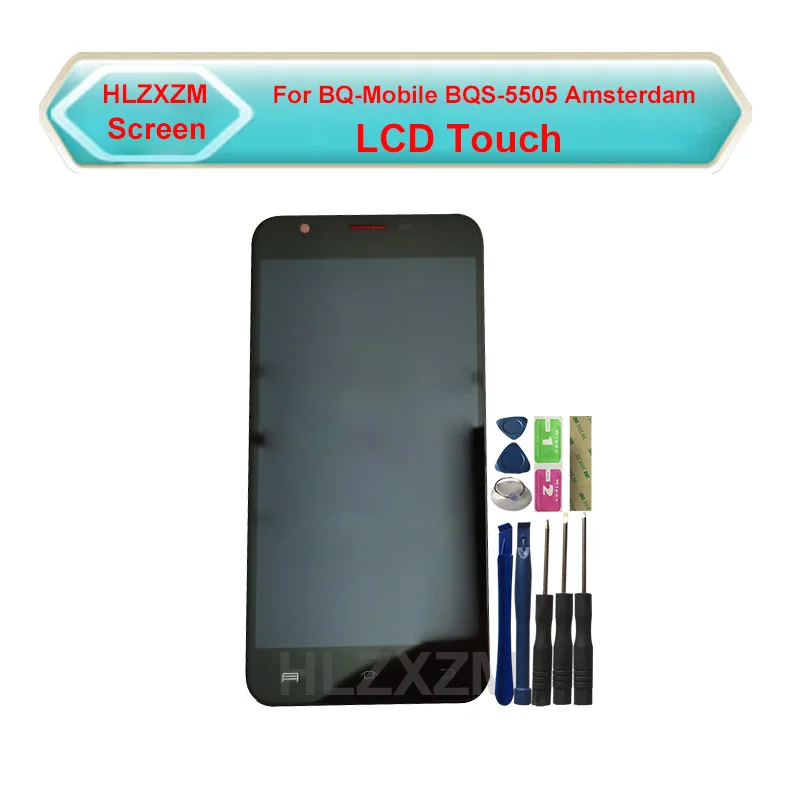 

Для BQ-Mobile BQS-5505 Amsterdam ЖК-дисплей со стандартной заменой с инструментами + наклейка 3M