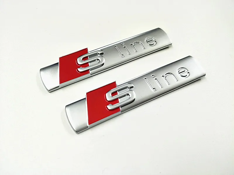 Металлические наклейки для багажника автомобиля 1 шт. S-образный автомобильный